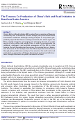Cover page: The Tenuous Co-Production of China’s Belt and Road Initiative in Brazil and Latin America