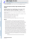 Cover page: Electrocorticogram encoding of upper extremity movement duration.