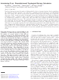 Cover page: Ensemble-based topological entropy calculation (E-tec)