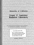 Cover page: THE AMALGAMATION BEHAVIOUR OF HEAVY ELEMENTS 1. OBSERVATION OP ANOMALIC AMALGAMATION OP CALIFORNIUM, EINSTEINIUM, AND FERMIUM