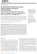 Cover page: Automated HER2 Scoring in Breast Cancer Images Using Deep Learning and Pyramid Sampling