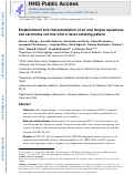 Cover page: Establishment and characterization of an oral tongue squamous cell carcinoma cell line from a never-smoking patient