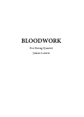 Cover page: Bloodwork