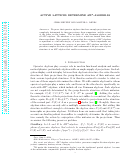 Cover page: Active lattices determine AW*-algebras