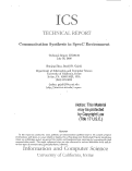 Cover page: Communication synthesis in SpecC environment