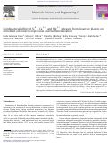 Cover page: Combinatorial effect of Si4+, Ca2+, and Mg2+ released from bioactive glasses on osteoblast osteocalcin expression and biomineralization