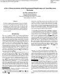 Cover page: A New Characterization of the Experimental Implications of Causal Bayesian Networks