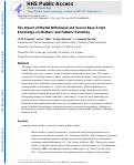 Cover page: The Impact of Marital Withdrawal and Secure Base Script Knowledge on Mothers’ and Fathers’ Parenting