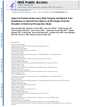 Cover page: Impact of Enhanced Recovery After Surgery and Opioid-Free Anesthesia on Opioid Prescriptions at Discharge From the Hospital