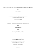 Cover page: Design Techniques for Fully Integrated Switched-Capacitor Voltage Regulators