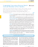 Cover page: Longitudinal Association Between Muscle Loss and Mortality in Ever Smokers