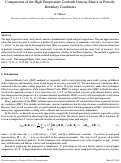 Cover page: Computation of the high temperature Coulomb density matrix in periodic boundary conditions