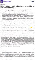 Cover page: PON2 Deficiency Leads to Increased Susceptibility to Diet-Induced Obesity