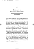 Cover page: Citizenship in disjunctive democracies