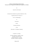 Cover page: Essays in Development Economics: Lessons from an apprentice placement program in Ghana