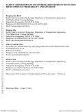 Cover page of Safety Assessment of Uncontrolled Intersections Using Both Conflict Probability and Severity