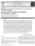 Cover page: MRI Findings in Infants With Infantile Spasms After Neonatal Hypoxic-Ischemic Encephalopathy