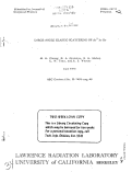 Cover page: LARGE ANGLE ELASTIC SCATTERING OF Ar+ ""by He