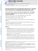 Cover page: Perceived reward from using cigarettes with alcohol or cannabis and concurrent use: A smartphone-based daily diary study