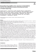 Cover page: Responding to the workforce crisis: consensus recommendations from the Second Workforce Summit of the American Society of Pediatric Nephrology.