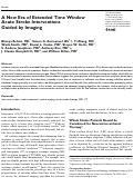 Cover page: A New Era of Extended Time Window Acute Stroke Interventions Guided by Imaging.