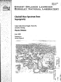 Cover page: Glueball mass spectrum from supergravity