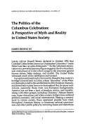 Cover page: The Politics of the Columbus Celebration: A Perspective of Myth and Reality in United States Society