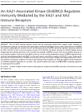 Cover page: An XA21-associated kinase (OsSERK2) regulates immunity mediated by the XA21 and XA3 immune receptors.