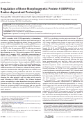 Cover page: Regulation of Bone Morphogenetic Protein 9 (BMP9) by Redox-dependent Proteolysis*