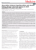 Cover page: Association between hypothyroidism and chronic kidney disease observed among an adult population 55 years and older