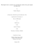 Cover page: Homological mirror symmetry for open Riemann surfaces from pair-of-pants decompositions