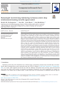 Cover page: HumanLight: Incentivizing ridesharing via human-centric deep reinforcement learning in traffic signal control