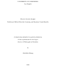 Cover page: Directed Acyclic Graphs: Partitioned Hybrid Structure Learning and Bayesian Causal Bandits