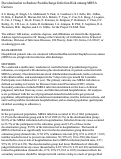 Cover page: Decolonization to Reduce Postdischarge Infection Risk among MRSA Carriers