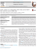 Cover page: Seismic response of a rocking bridge column using a precast hybrid fiber-reinforced concrete (HyFRC) tube