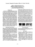 Cover page: Learned Categorical Perception Effects in Neural Networks