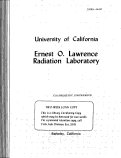 Cover page: CALORIMETRY CONFERENCE