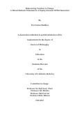 Cover page: Empowering Teachers to Change: A Mixed Methods Examination of Equity-Oriented STEM Instruction