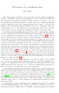 Cover page: The motive of a classifying space