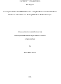 Cover page: Assessing the Burden of COVID-19 Outcomes Among Healthcare versus Non-Healthcare Workers in 11 U.S. States and the Virgin Islands: A Multilevel Analysis