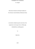 Cover page: Educational Attainment and Hospital Admissions: New Evidence from the Health and Retirement Study