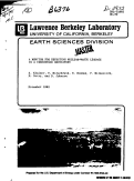 Cover page: A MONITOR FOR DETECTING NUCLEAR WASTE LEAKAGE IN A SUBSURFACE REPOSITORY