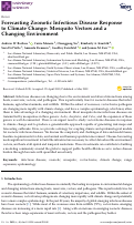 Cover page: Forecasting Zoonotic Infectious Disease Response to Climate Change: Mosquito Vectors and a Changing Environment.