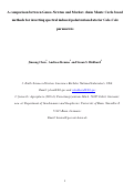 Cover page: A comparison between Gauss-Newton and Markov chain Monte Carlo based
methods for inverting spectral induced polarization data for Cole-Cole
parameters