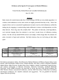 Cover page: Evidence on the Speed of Convergence to Market Efficiency, forthcoming: Journal of Financial Economics