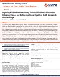 Cover page: Improving Wildfire Readiness Among Patients With Chronic Obstructive Pulmonary Disease and Asthma: Applying a Population Health Approach to Climate Change.