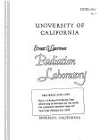 Cover page: SEARCH FOR DIRAC MONOPOLES