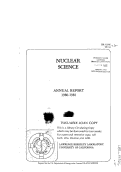 Cover page: NUCLEAR CHEMISTRY DIV. ANNUAL REPORT 1980-81