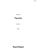 Cover page: Taonta