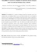 Cover page: TOUGHREACT Version 2.0: A simulator for subsurface reactive transport under non-isothermal multiphase flow conditions